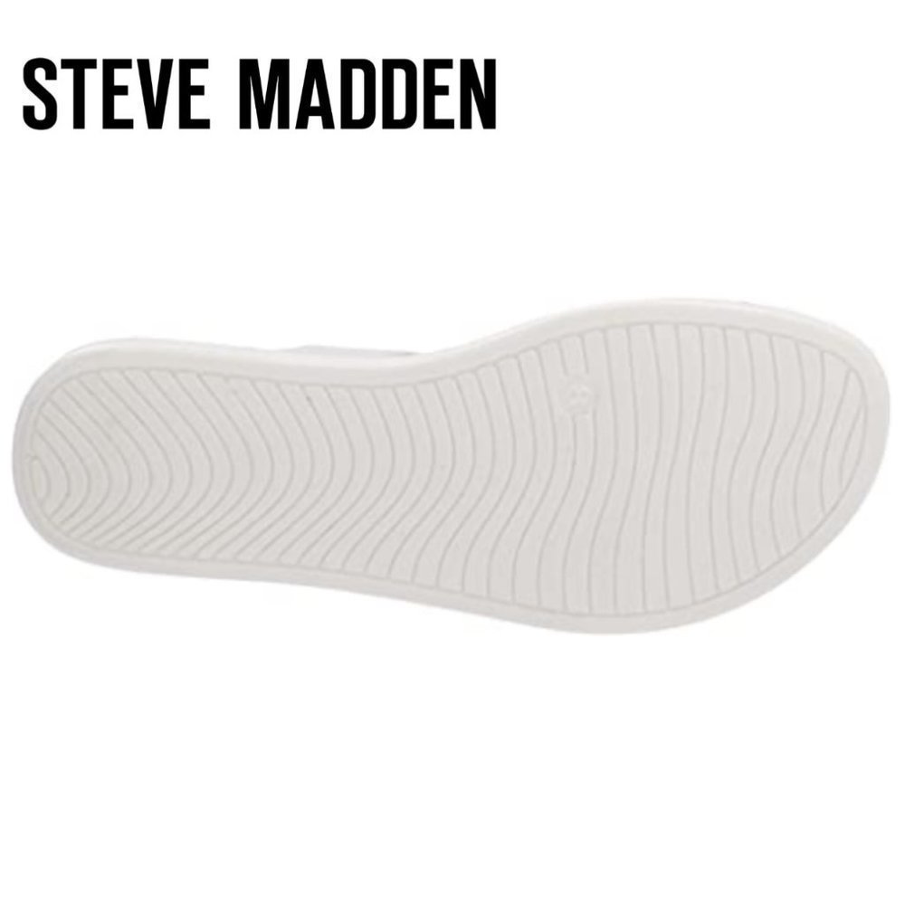 🆕️ NEW Women's Steve Madden Rafa Sandal, Size 7 / 8.5 / 9 / 9.5 / 10 - White - Picture 4 of 9
